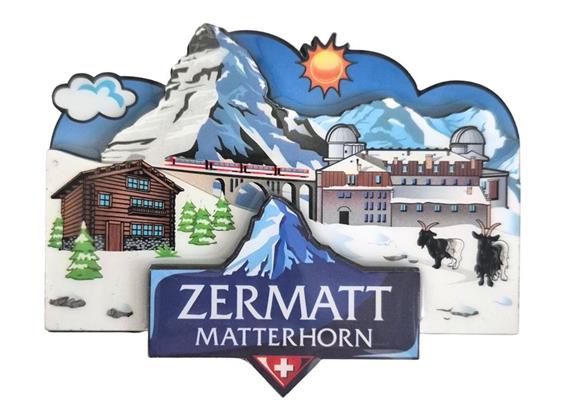 Magnet 3-lagig, mit Epoxy Schicht, "Zermatt"
