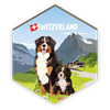 Magnet Berner Sennenhund - Switzerland