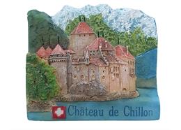 Magnet Château de Chillon, Bergsicht