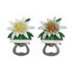 Magnet Edelweiss mit Flaschenöffner, 2 assortiert