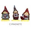Magnet Gnom Damen, 3 assortiert
