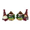 Magnet Gnom mit Kuckucksuhr, 2 assortiert