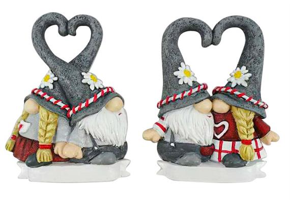 Magnet Gnom Paar, 2 assortiert