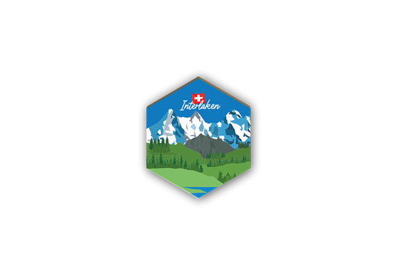 Magnet Interlaken Eiger, Mönch, Jungfrau