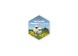 Magnet Schwarznasenschaf - Switzerland