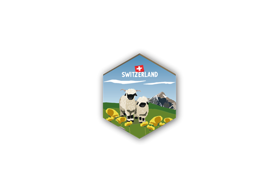 Magnet Schwarznasenschaf - Switzerland
