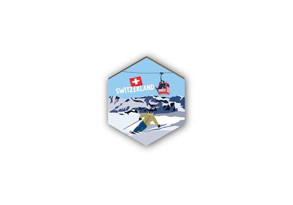 Magnet Ski und Gondel - Switzerland