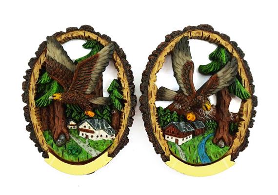 Magnet Sommer Adler im Wald, 2 assortiert