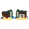 Magnet Sommer Almhaus mit Thermometer, 2 assortiert
