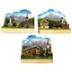 Magnet Sommer Berglandschaft, 3 assortiert