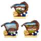 Magnet Sommer Eisbickel mit Häuser und Blumen, 3 assortiert