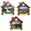 Magnet Sommer Haus, 3 assortiert