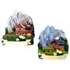 Magnet Sommer Haus mit Bergen, 2 assortiert