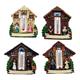 Magnet Sommer Haus mit Thermometer, 4 assortiert