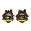 Magnet Sommer Kuckucksuhr, 2 assortiert