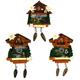 Magnet Sommer Kuckucksuhr, 3 assortiert