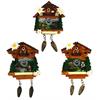 Magnet Sommer Kuckucksuhr, 3 assortiert