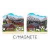 Magnet Sommer Landschaft, 2 assortiert