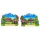Magnet Sommer See mit Steinbock, 2 assortiert
