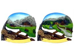 Magnet Sommer Seil und Pickel, 2 assortiert