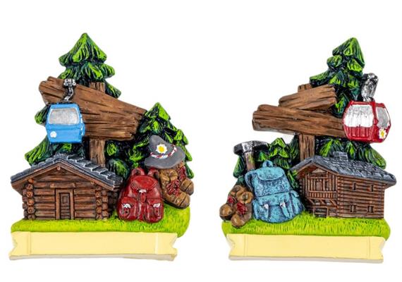 Magnet Sommer Wanderlandschaft Gondel 2 assortiert