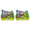 Magnet Sommerlandschaft mit Almhäuser, 2 assortiert