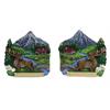 Magnet Sommerlandschaft mit Hirsch, 2 assortiert