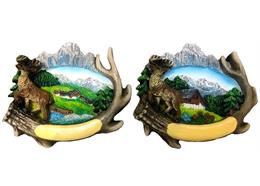 Magnet Sommerlandschaft mit Hirsch, 2 assortiert