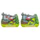 Magnet Sommerlandschaft mit roter Gondelbahn, 2 assortiert