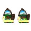 Magnet Sommerlandschaft mit Tannzapfen, 2 assortiert