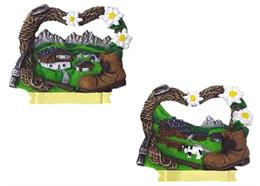 Magnet Sommerlandschaft mit Wanderschuh, 2 assortiert