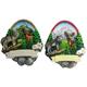 Magnet Sommerlandschaft mit Wolf, 2 assortiert