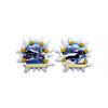 Magnet Winter Almhaus mit Edelweiss, 2 assortiert