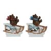 Magnet Winter Braunbär auf Schlitten, 2 assortiert