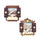 Magnet Winter Fenster mit Edelweiss, 2 assortiert