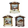 Magnet Winter Haus, 3 assortiert