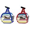 Magnet Winter Kabine rot und blau, 2 assortiert