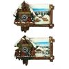 Magnet Winter Kuckucksuhr und Almhäuser, 2 assortiert