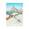 Magnet Winter Matterhorn mit Almhäuser