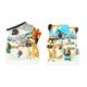 Magnet Winter mit Skisessel, Hund, Skifahrer, 2 assortiert