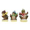 Magnet Winter Murmeltier mit Ski, 3 assortiert