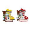 Magnet Winter Skischuh mit Ski, 2 assortiert