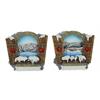 Magnet Winterfenster mit Bergsee, 2 assortiert