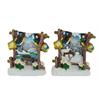 Magnet Winterlandschaft Edelweiss mit Glocke, 2 assortiert