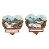Magnet Winterlandschaft Herzform, 2 assortiert