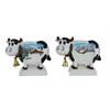 Magnet Winterlandschaft in Kuhform, 2 assortiert
