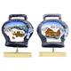 Magnet Winterlandschaft mit Glocke, 2 assortiert