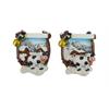 Magnet Winterlandschaft mit Kuh und Glocke, 2 assortiert
