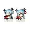 Magnet Winterlandschaft mit Pistenraupe, 2 assortiert