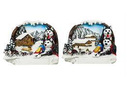 Magnet Winterlandschaft Wolf, 2 assortiert